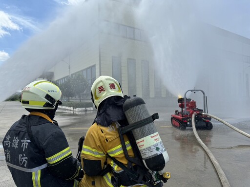 科技助力消防安全 消防第五大隊創新演練鋰電池火災救援