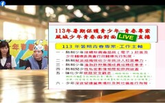 竹警FB粉絲專頁風城少年青春面對面直播 宣導6項犯罪預防重點