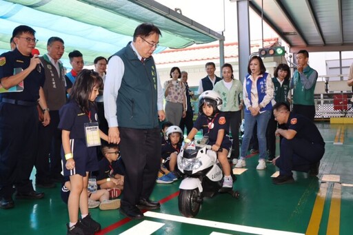 交安臺南隊集合 市府道安團隊共同辦理小小警察交安體驗營