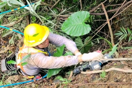 山陀兒颱風持續龜速逼近 台電新竹加強樹修全力戒備