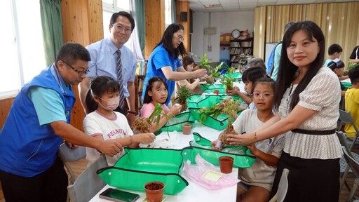 手作苔球樂趣多 文祥國小珍愛植栽用心守護地球