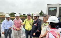 康芮颱風侵襲 陳其邁視察防汛及側溝清疏整備作業