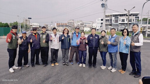 南市喜樹灣裡重劃工程進度達75％ 黃偉哲親督已完工路段搶先通車