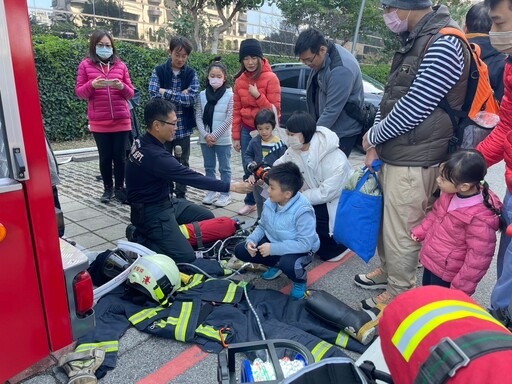 感謝消防人員付出守護宜居台中 台中市政府慶祝辦119消防節市集