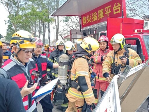 消防資訊權將上路 高市消防偕楠梓科技產業園區強化演練