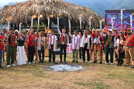 原住民族運動會聖火點燃 八天環台傳遞即將展開