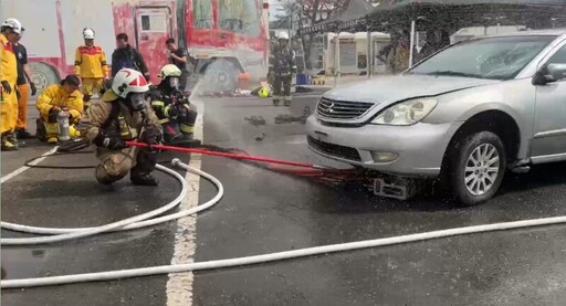 應對電動車火災挑戰 高雄消防局添購設備精進救援技術