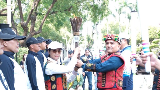 侯尊堯局長領軍！全原運聖火起跑 9天環台傳遞展開盛事