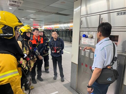 高雄捷運O9站救援演練 消防局提升地下場站救災效率