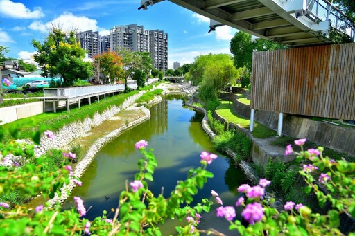 臺中市推動生態水岸再進化！ 五水環境改善奪台灣景觀大獎