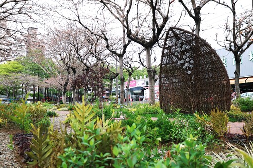 花之道計畫持續前進！ 忠明園道綻放花園新貌