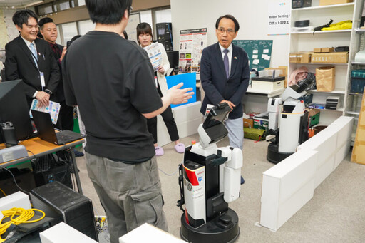 林欽榮率隊拜會北九州學術園區 促進產學研AI機器人發展