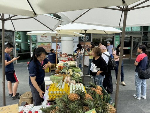 南科管理局攜手台南市府 打造小農市集助震災農民