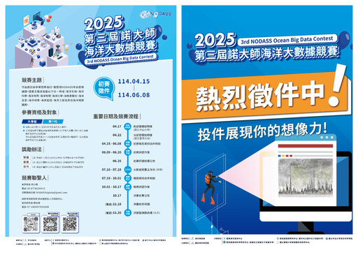 國海院2025諾大師海洋大數據競賽起跑 總獎金2.5萬徵求創新提案
