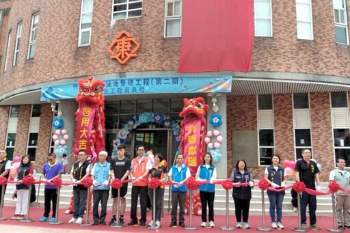 竹東鎮立游泳池升級游泳館多元運動服務 即日起試營運期間鎮民享免費