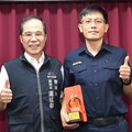 尋獲身障男送醫救回一命 盧廷彰表揚黃勝揚直稱讚