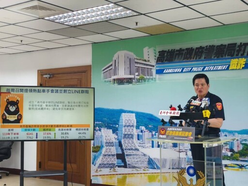 高市警局舉辦防詐記者會 林炎田呼籲切記「反詐五不」