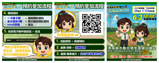 高市運發局推「50元看球」升級版 國小生也享平價觀賽福利