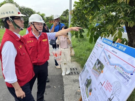 蝴蝶颱風外圍環流影響 陳其邁視察3區防汛整備及側溝清疏