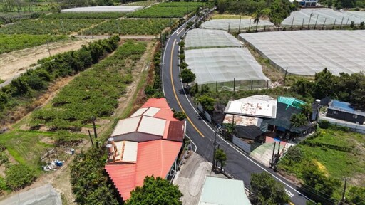 阿公店水庫周邊道路煥然一新 提升觀光產業運輸效率
