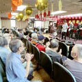 致敬退伍袍澤對國家無私奉獻 國防部示範樂隊慰訪八德榮家住民長輩