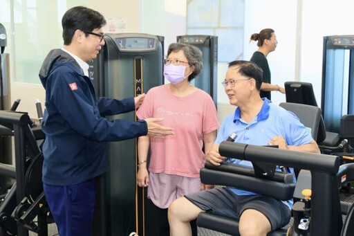 北高雄首座岡山運動中心啟用 陳其邁:投資5.3億打造全齡運動空間