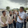 許智傑會勘小港沿海路塞車問題 提出交通改善具體方案