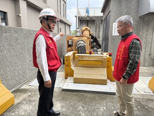 樺加沙來襲 林副市長視察社宅、抽水站、輕軌防颱整備