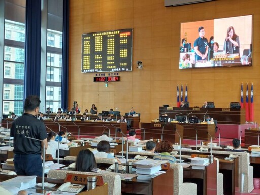 中市議會定期會開議首日 陳廷秀關切總預算案市府知礙難行之苦