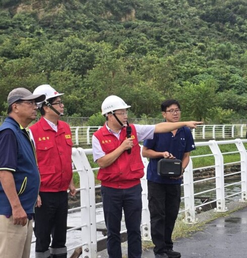 因應「鳳凰颱風」來襲 陳其邁親督鼓山抽水站整備工作