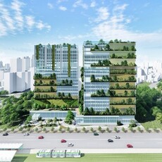 亞灣新地標來了！港務公司雙子星大樓串聯輕軌捷運商圈