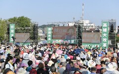 林岱樺旗山大造勢 基層力挺展實力