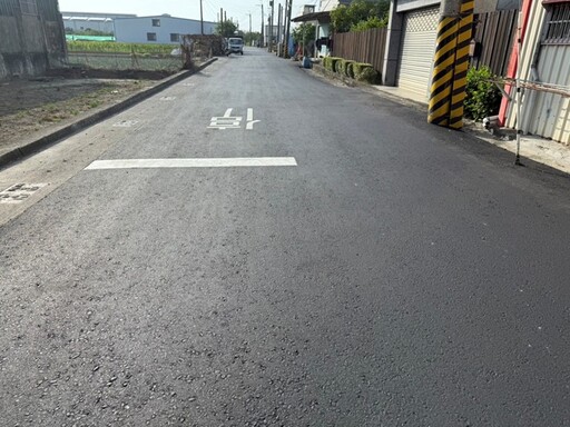 梓官信義路積水有解 水利局新設側溝強化排水系統完工