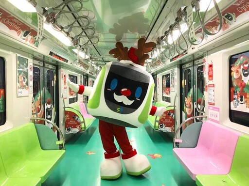 中捷聖誕列車即起發車 吉祥物小綠綠不定時驚喜現身