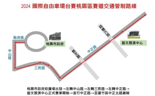 2024 國際自由車環台賽桃園站登場3/4預演、3/11賽事嚴格交管