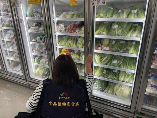 中市食安處公布第一季市售食品(材)抽驗結果 7件違規將持續加強監