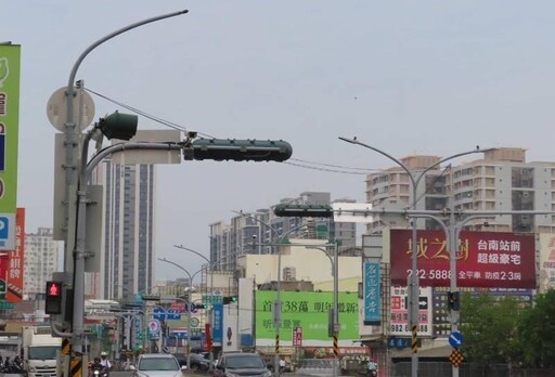 臺南10處交通違規科技執法即日上線啟用