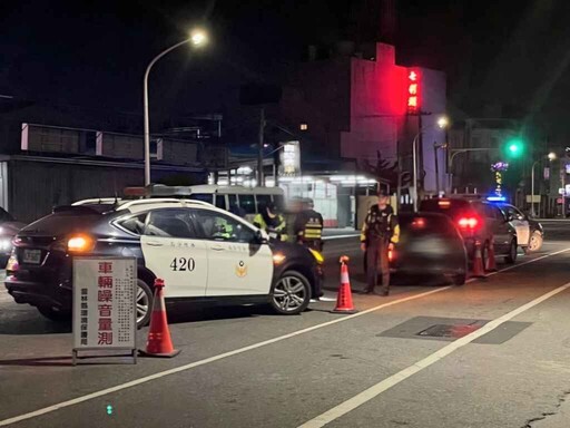 西螺警聯合查緝 改裝噪音車 保障安寧