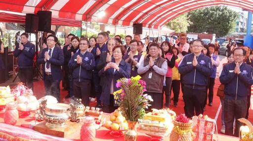 南郭國小活動中心重建暨地下停車場動土 預計115年底完工