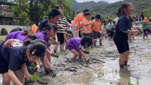 雙溪春耕祈福插秧趣 學童體驗農業樂趣