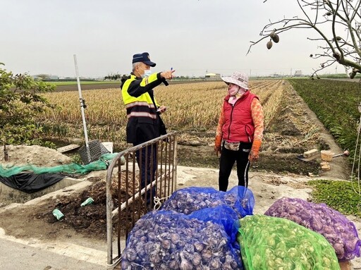 蒜價飆升引宵小覬覦！ 西螺警分局啟動「護蒜專案」守護農民辛勞