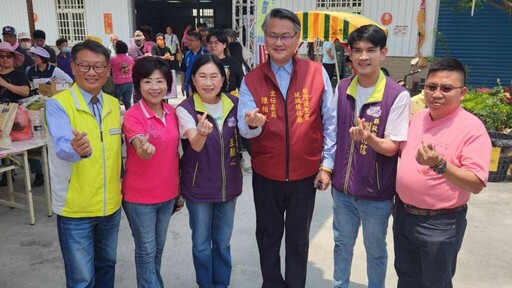 40呎貨櫃物資送愛到溪州 台灣護聖宮攜手震威宮溫暖弱勢家庭