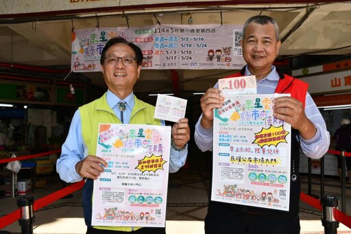 彰化「好市加倍購」開跑 民權、華陽市場加碼促銷衝買氣