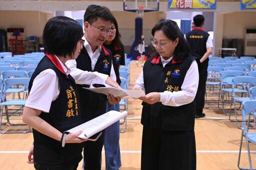 國中教育會考明天登場 徐榛蔚巡視考場各動線規劃