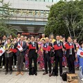日本3位市長齊訪板橋 共揭臺日友誼紀念石
