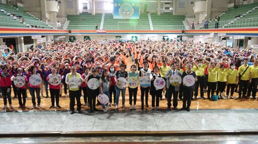 彰化環保志義工群英會登場 650名志工齊聚建國科大競技傳環教