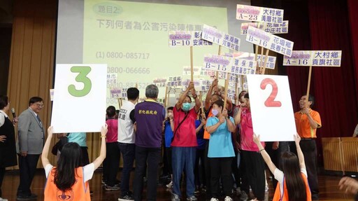 彰化環保志義工群英會登場 650名志工齊聚建國科大競技傳環教