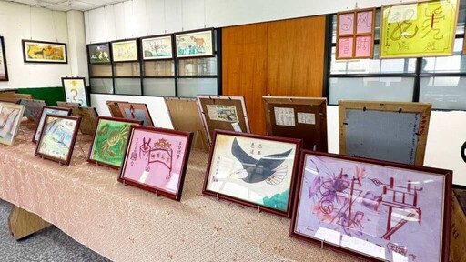 周錦宗村長香跤藝術作展 埔心國中希望藝廊展出