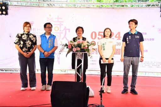 彰化詩歌節響徹員林公園 詩樂畫市集交織文化盛宴
