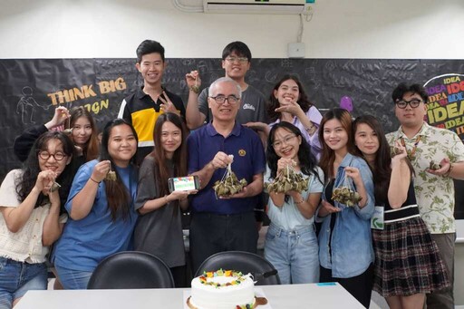 端午粽飄香 大葉大學企管系邀國際生體驗台灣文化
